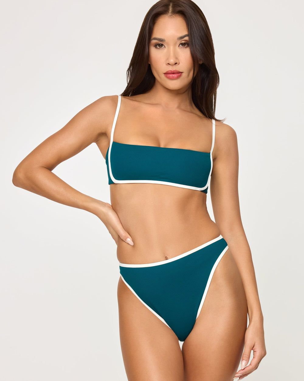 L Space Nora Bikini Bottom - Deep Teal - Sun Diego Boardshop