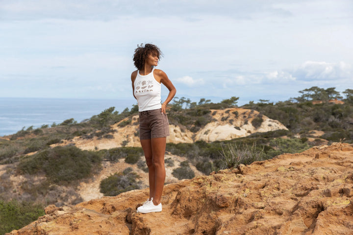 Rhythm Women's Seaside Tank - White - Sun Diego Boardshop