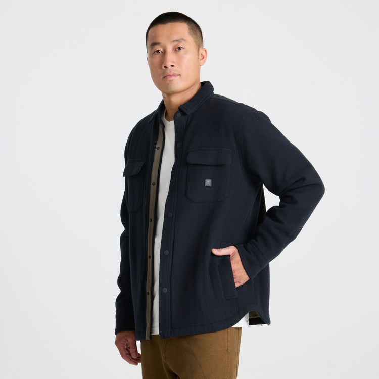 Roark Backwoods Overshirt Jacket - Black 2 - Sun Diego Boardshop