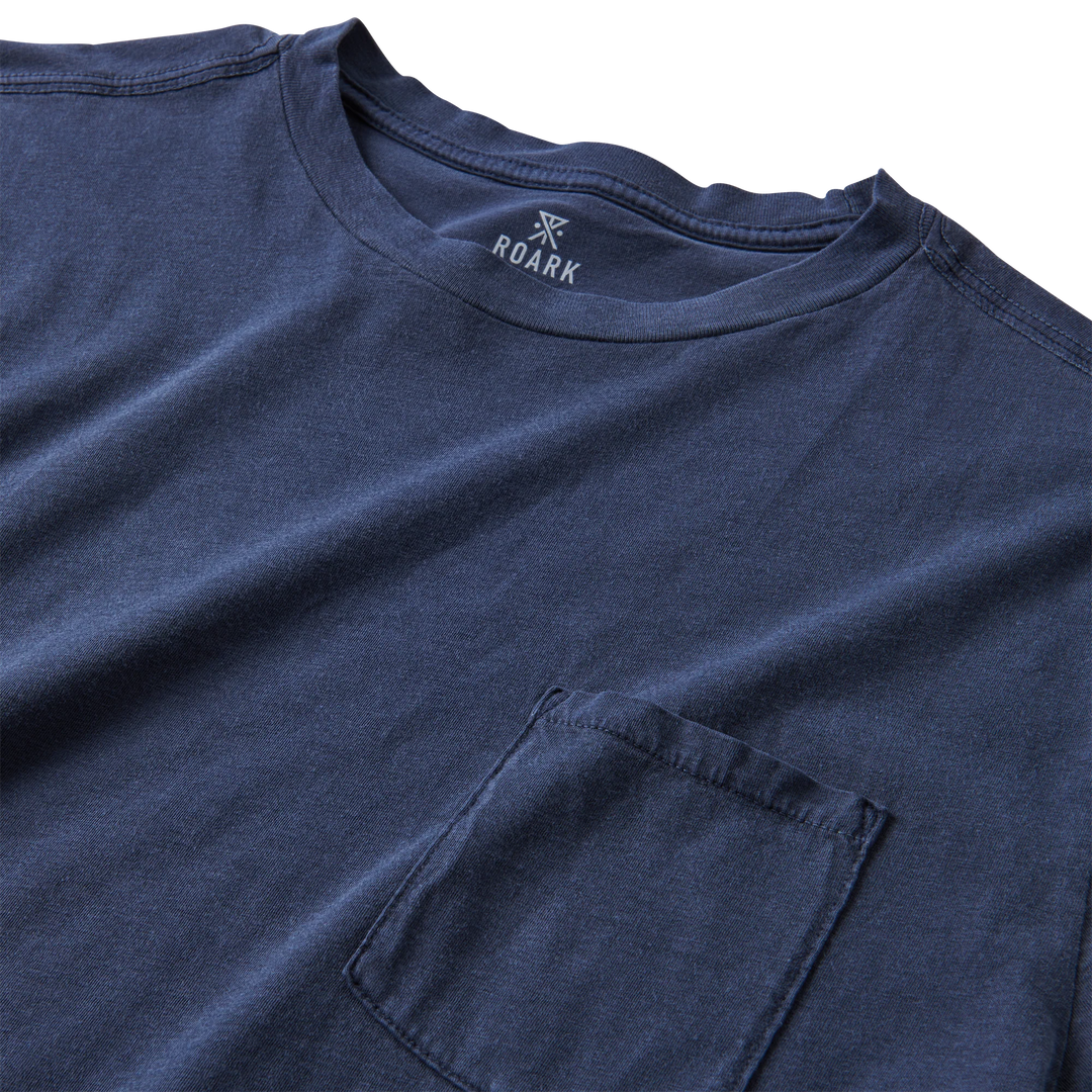 Roark Men's Made To Fade Short Sleeve Tee - Washed Orion