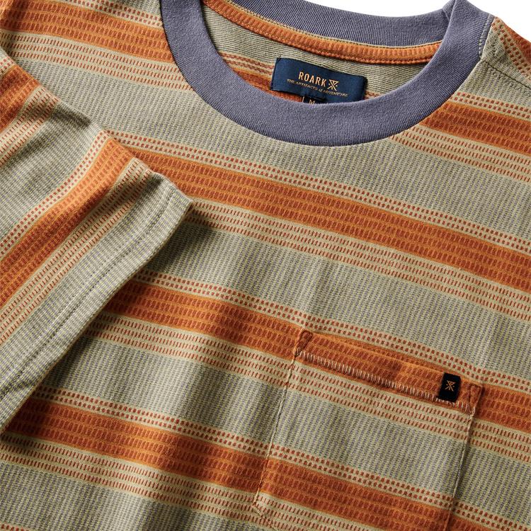 Roark Journey Jacquard Short Sleeve Tee - SAGE - Sun Diego Boardshop