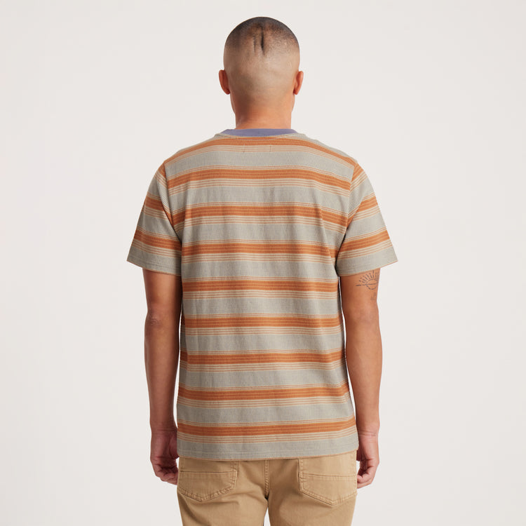 Roark Journey Jacquard Short Sleeve Tee - SAGE - Sun Diego Boardshop