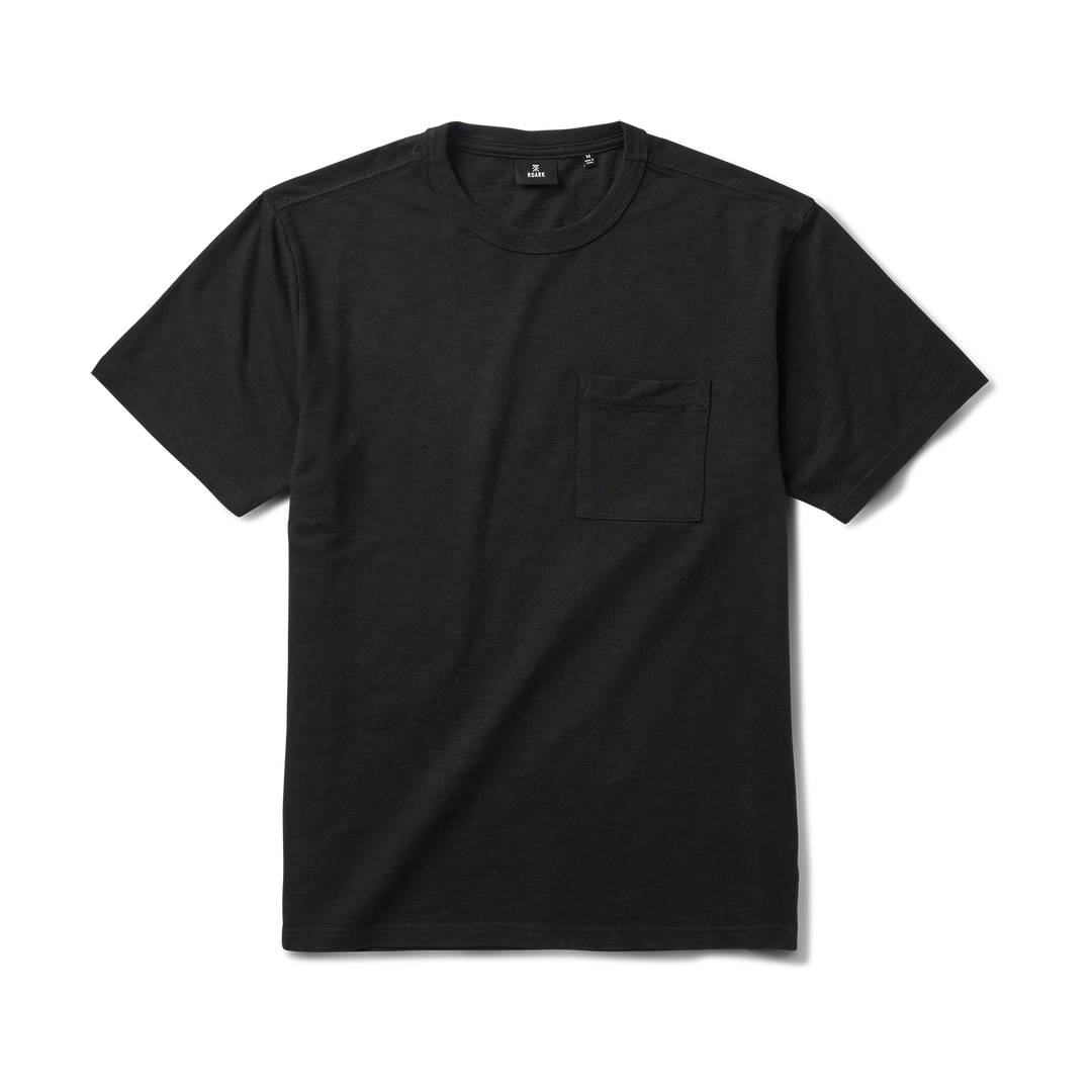 Roark Men's Well Worn Organic Short Sleeve Tee - Black - Sun Diego Boardshop