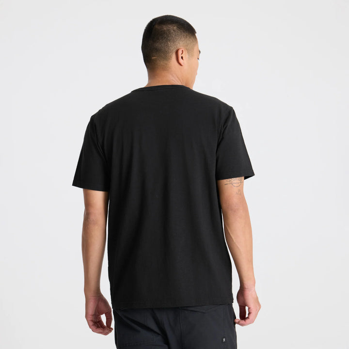 Roark Men's Well Worn Organic Short Sleeve Tee - Black - Sun Diego Boardshop