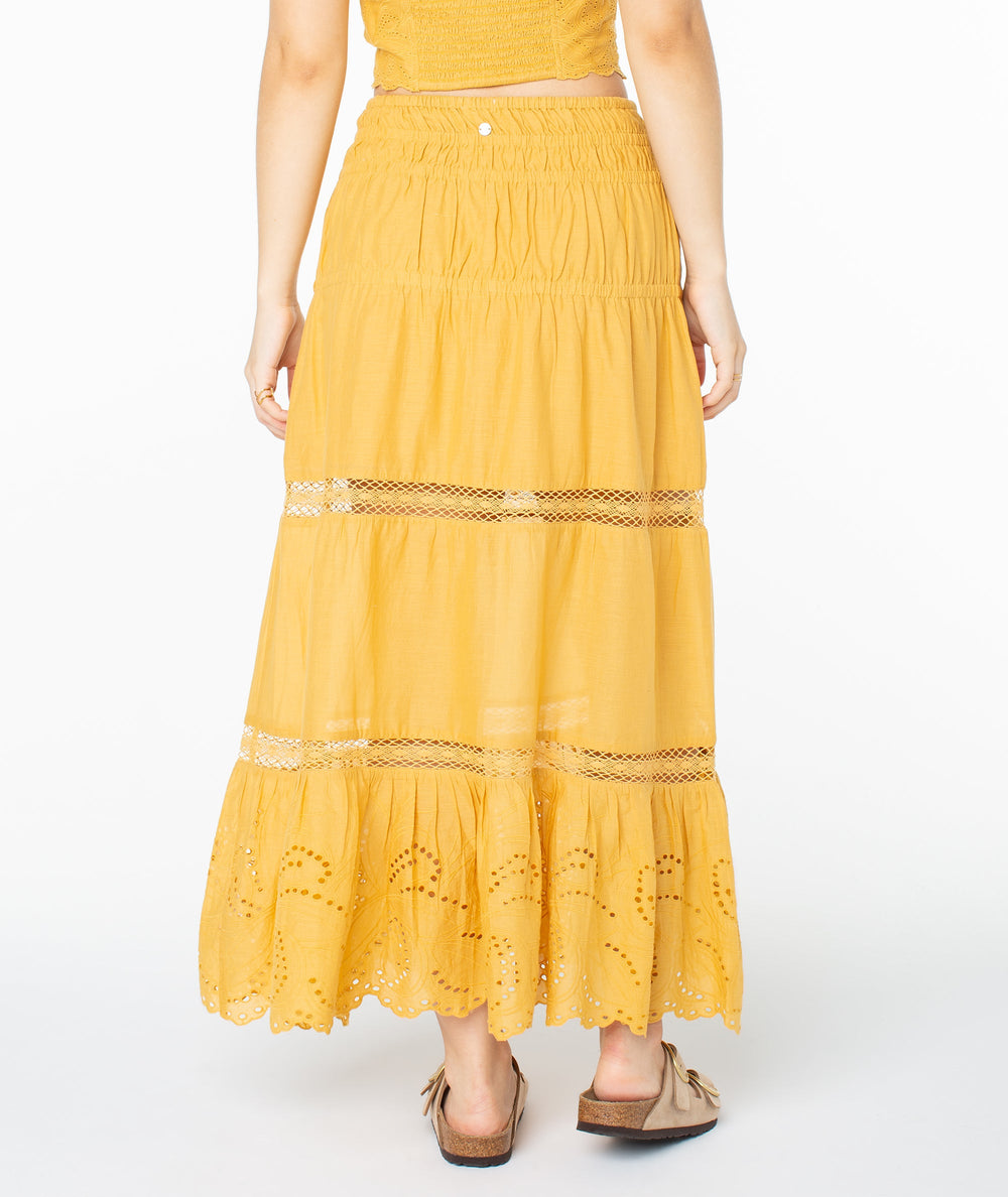 Roxy Castaway Maxi Skirt - Amber Gold - Sun Diego Boardshop
