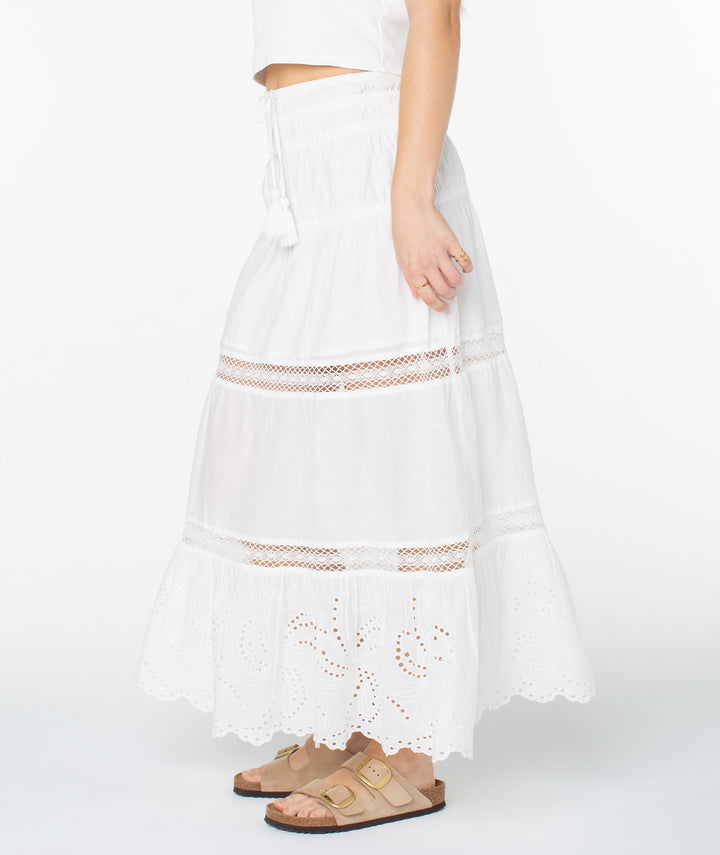 Roxy Castaway Maxi Skirt - Snow White - Sun Diego Boardshop