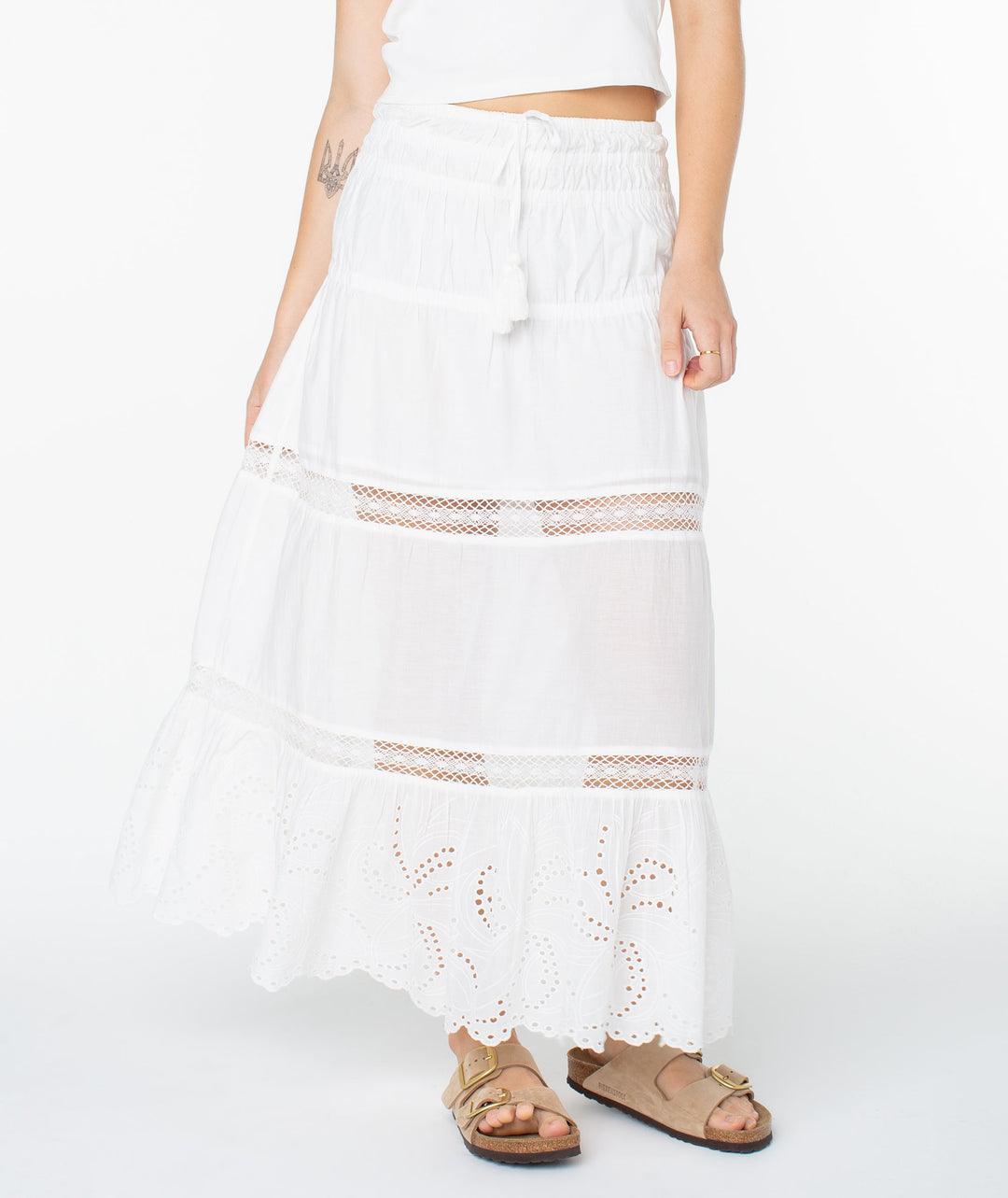 Roxy Castaway Maxi Skirt - Snow White - Sun Diego Boardshop