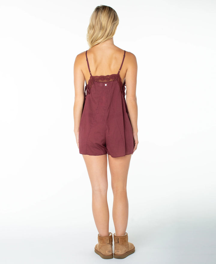 Roxy Women's Moonrise Romper - Port Solid - Sun Diego Boardshop
