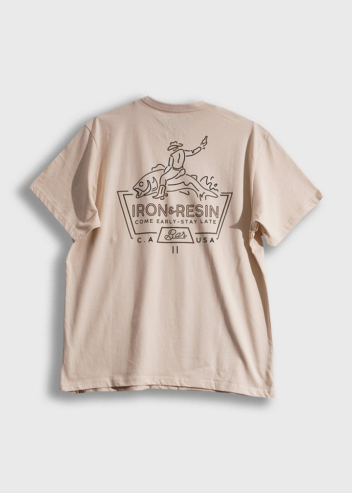 Iron & Resin Rodeo Pocket Tee - Natural - Sun Diego Boardshop