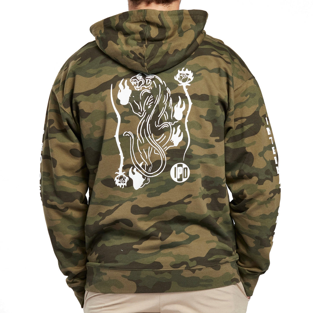 ROSE PANTHER CAMO PULLOVER HOODIE - Sun Diego Boardshop