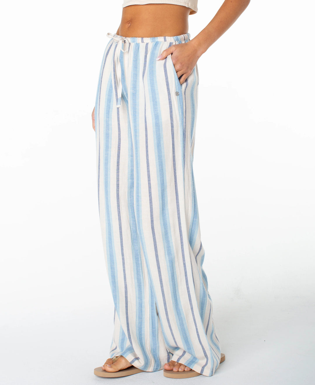 Roxy Women's Iyla Pant 2 - Cerulean Sunny Stripe - Sun Diego Boardshop