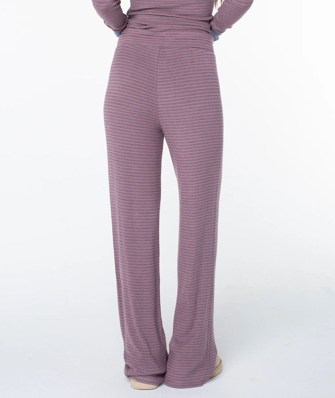 Roxy Women's Summer Fling Rib Pant 2 - Twilight Mauve Pinstripe - Sun Diego Boardshop