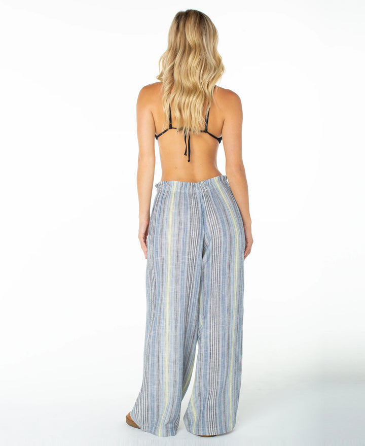 Roxy Women's Offshore Pant - Mood Indigo Coastline Stripe - Sun Diego Boardshop