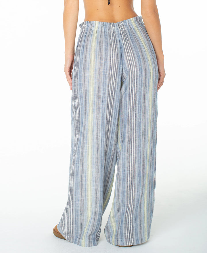 Roxy Women's Offshore Pant - Mood Indigo Coastline Stripe - Sun Diego Boardshop