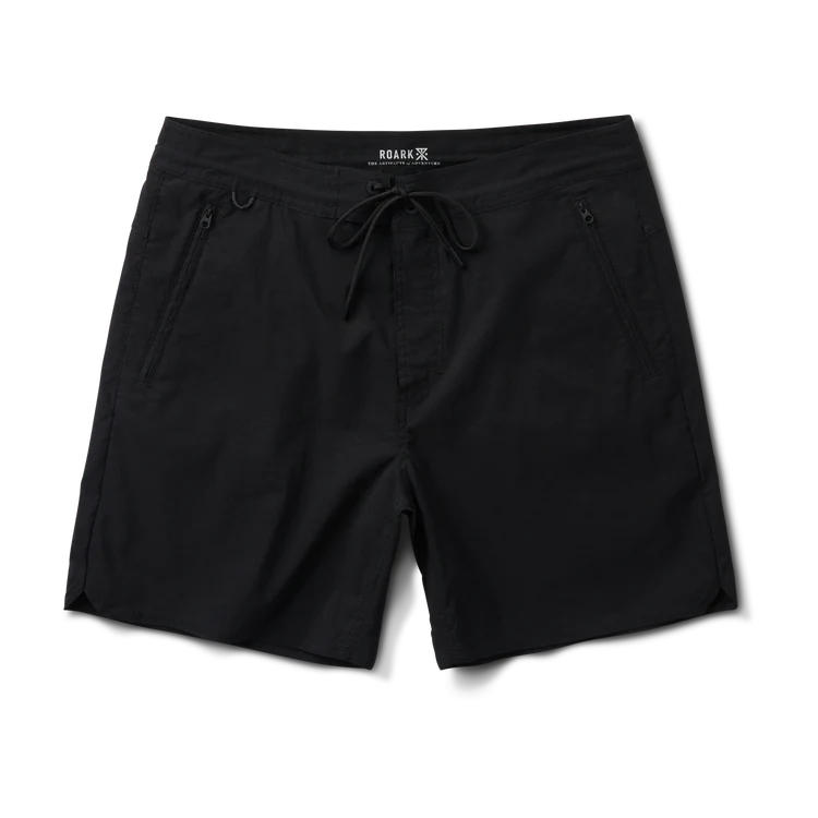 ROARK Layover Trail Shorts 17" - BLACK - Sun Diego Boardshop