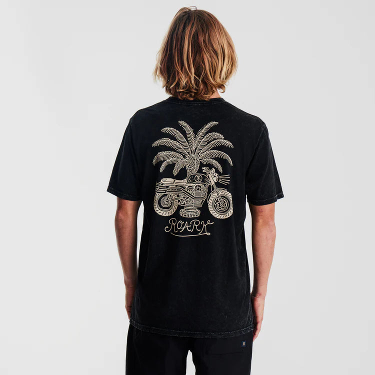 ROARK Moto Premium Tee - BLACK - Sun Diego Boardshop