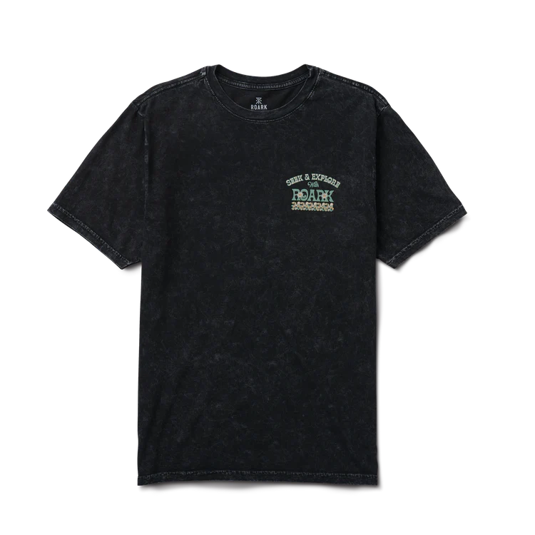 ROARK Seek & Explore Premium Tee - BLACK - Sun Diego Boardshop