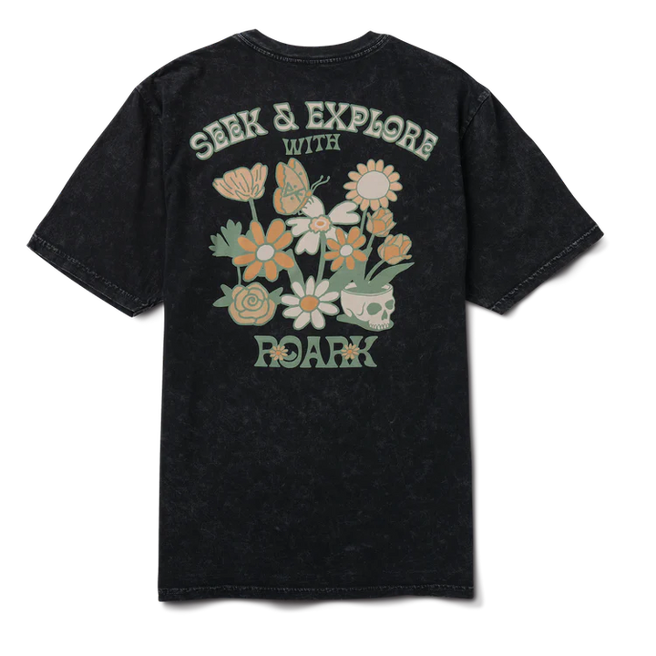 ROARK Seek & Explore Premium Tee - BLACK - Sun Diego Boardshop