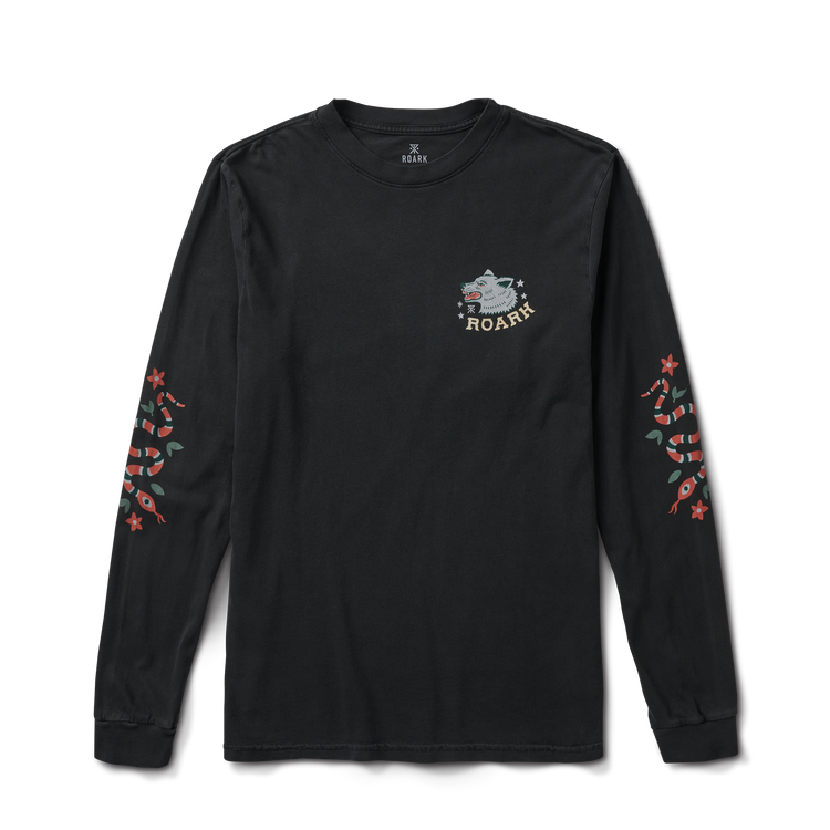 ROARK Wolfpack Premium Long Sleeve Tee - BLACK - Sun Diego Boardshop