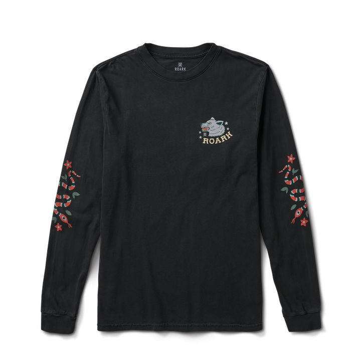 ROARK Wolfpack Premium Long Sleeve Tee - BLACK - Sun Diego Boardshop