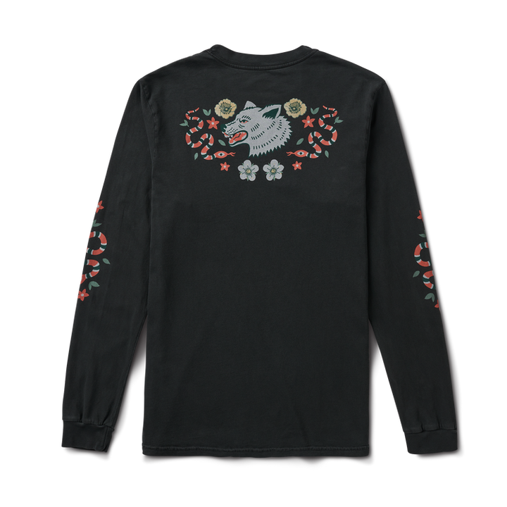 ROARK Wolfpack Premium Long Sleeve Tee - BLACK - Sun Diego Boardshop