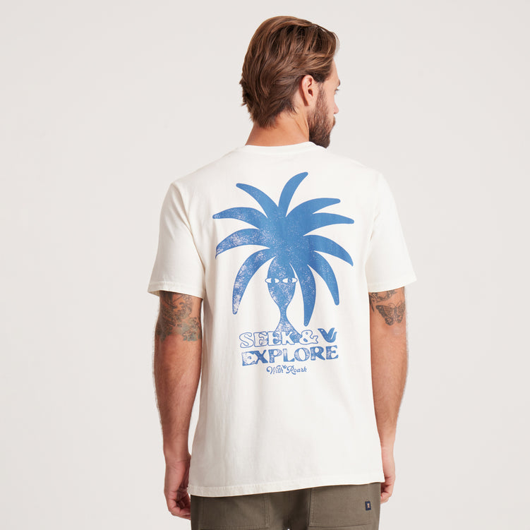 Roark Seek And Explore Premium Tee - Off White - Sun Diego Boardshop