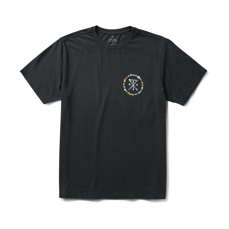 Roark Opal Palm Premium Tee - Black - Sun Diego Boardshop