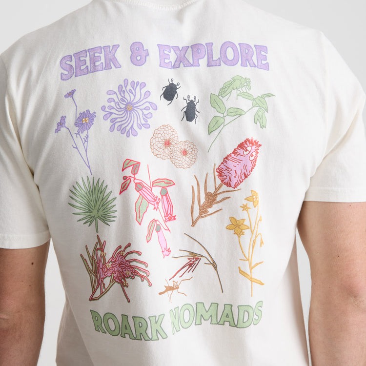 Roark Seek & Explore Premium Tee - Off White Wwh - Sun Diego Boardshop