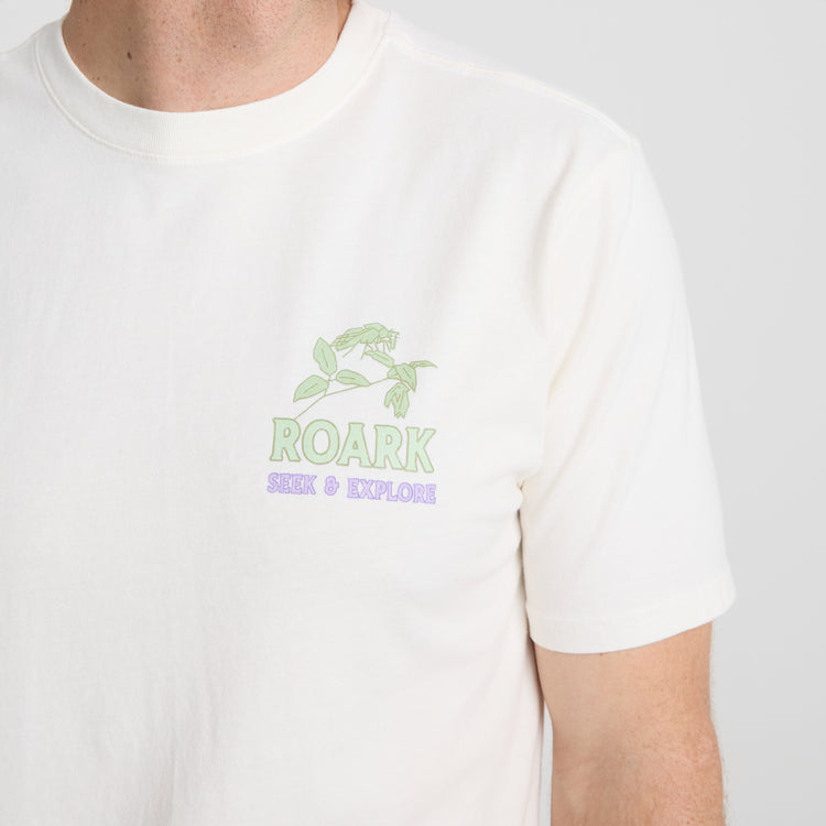 Roark Seek & Explore Premium Tee - Off White Wwh - Sun Diego Boardshop