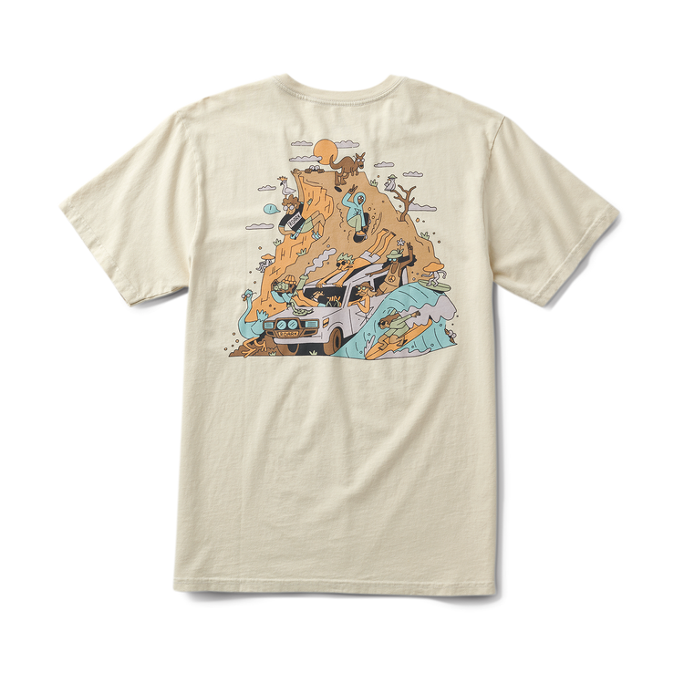 Roark Road Trip Club Premium Tee - Ivory - Sun Diego Boardshop