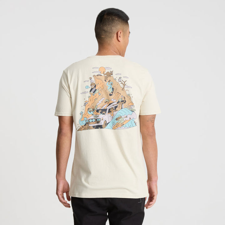 Roark Road Trip Club Premium Tee - Ivory - Sun Diego Boardshop