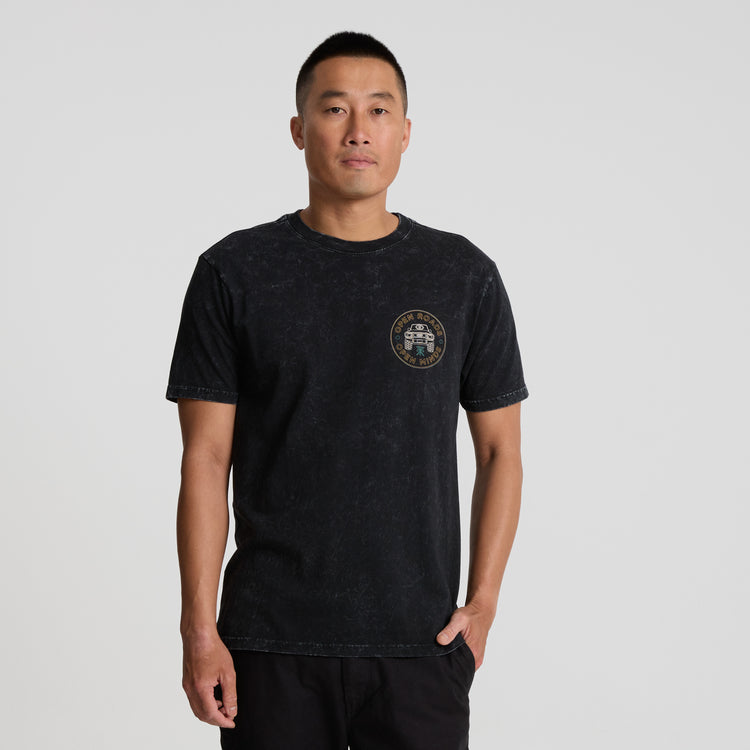 Roark Open Road Premium Tee - Black - Sun Diego Boardshop