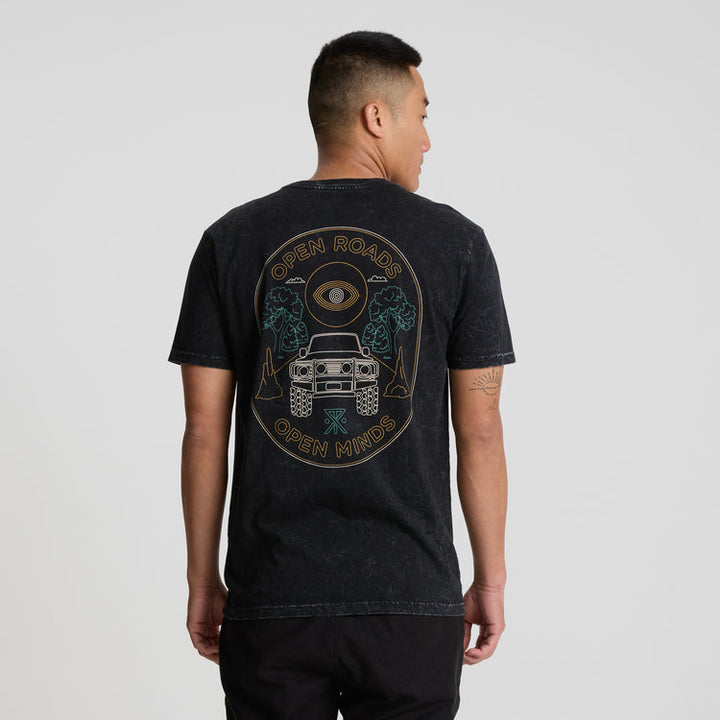 Roark Open Road Premium Tee - Black - Sun Diego Boardshop
