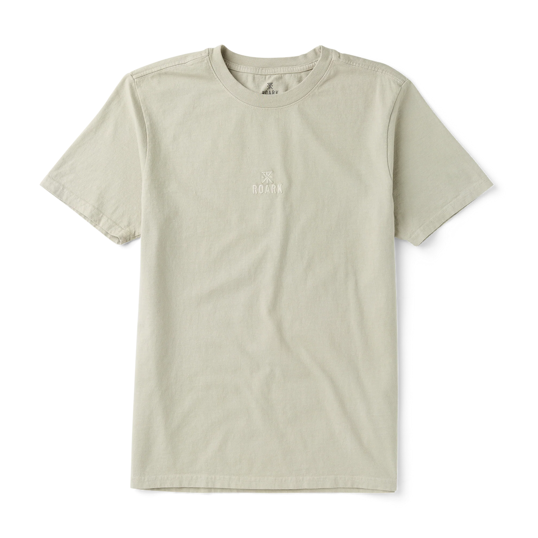 Roark Men's Safecamp Embroidery Premium Tee - Fossil - Sun Diego Boardshop