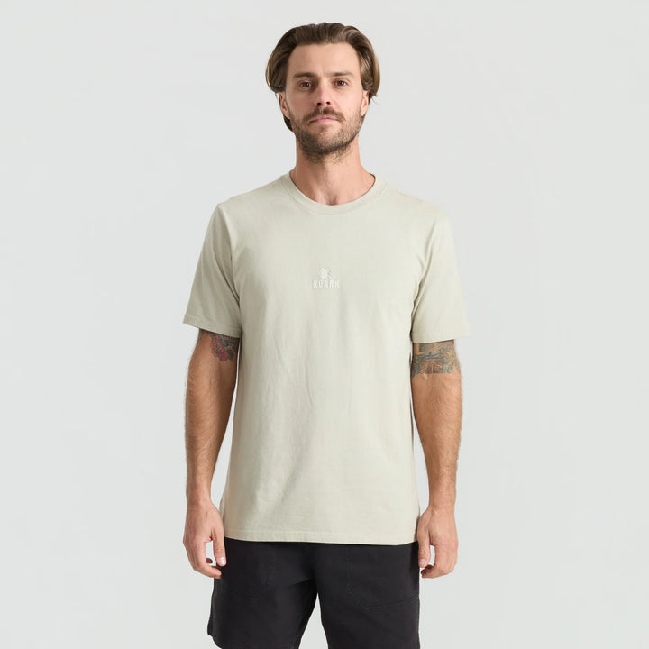 Roark Men's Safecamp Embroidery Premium Tee - Fossil - Sun Diego Boardshop