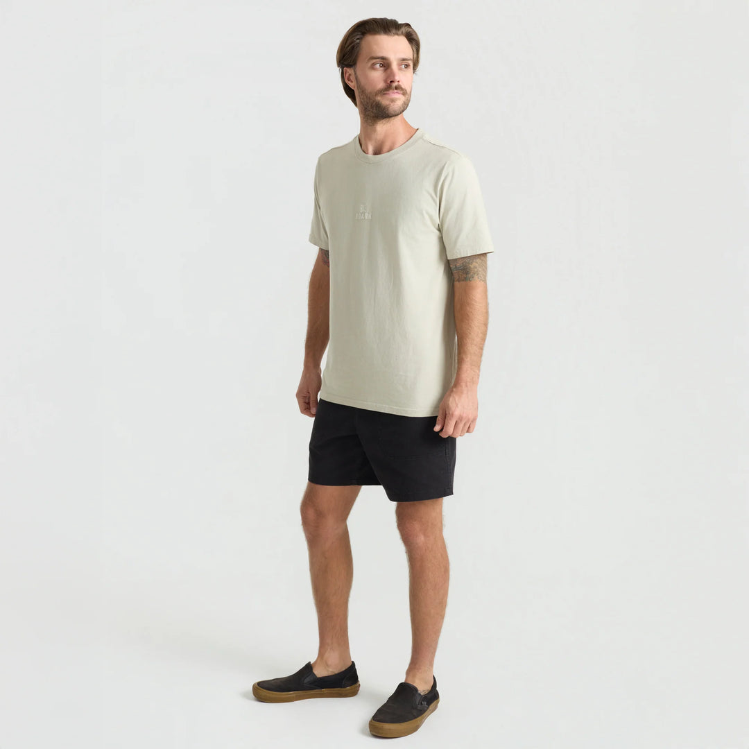 Roark Men's Safecamp Embroidery Premium Tee - Fossil - Sun Diego Boardshop