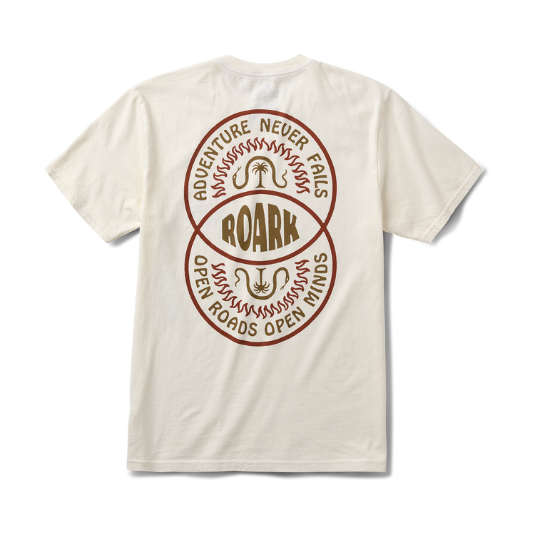 Roark Palm Snake Premium Tee - Off White - Sun Diego Boardshop