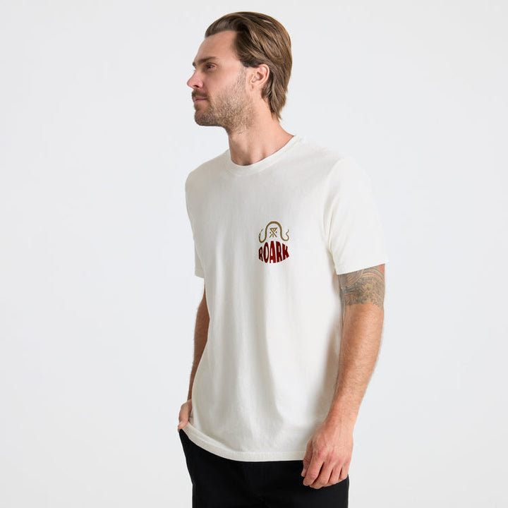 Roark Palm Snake Premium Tee - Off White - Sun Diego Boardshop