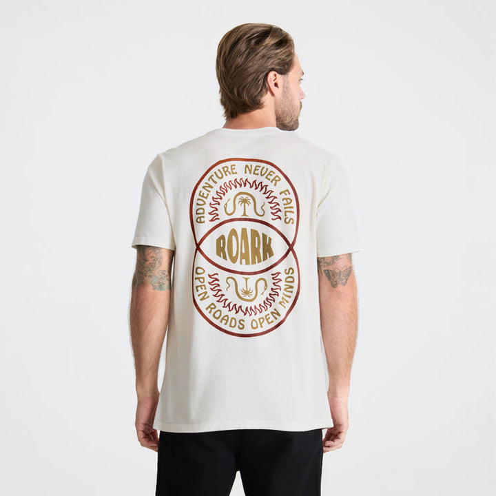 Roark Palm Snake Premium Tee - Off White - Sun Diego Boardshop