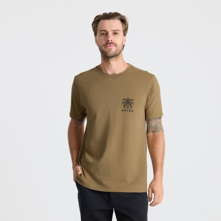 Roark Palma Chilena Premium Tee - Khaki - Sun Diego Boardshop
