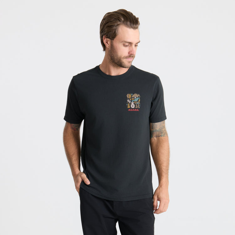 Roark Enjoy Premium Tee - Black - Sun Diego Boardshop