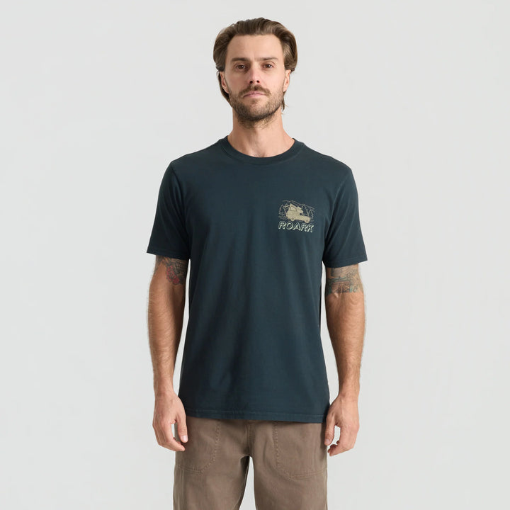 Roark Mens Camper Premium Tee Washed Black - Sun Diego Boardshop