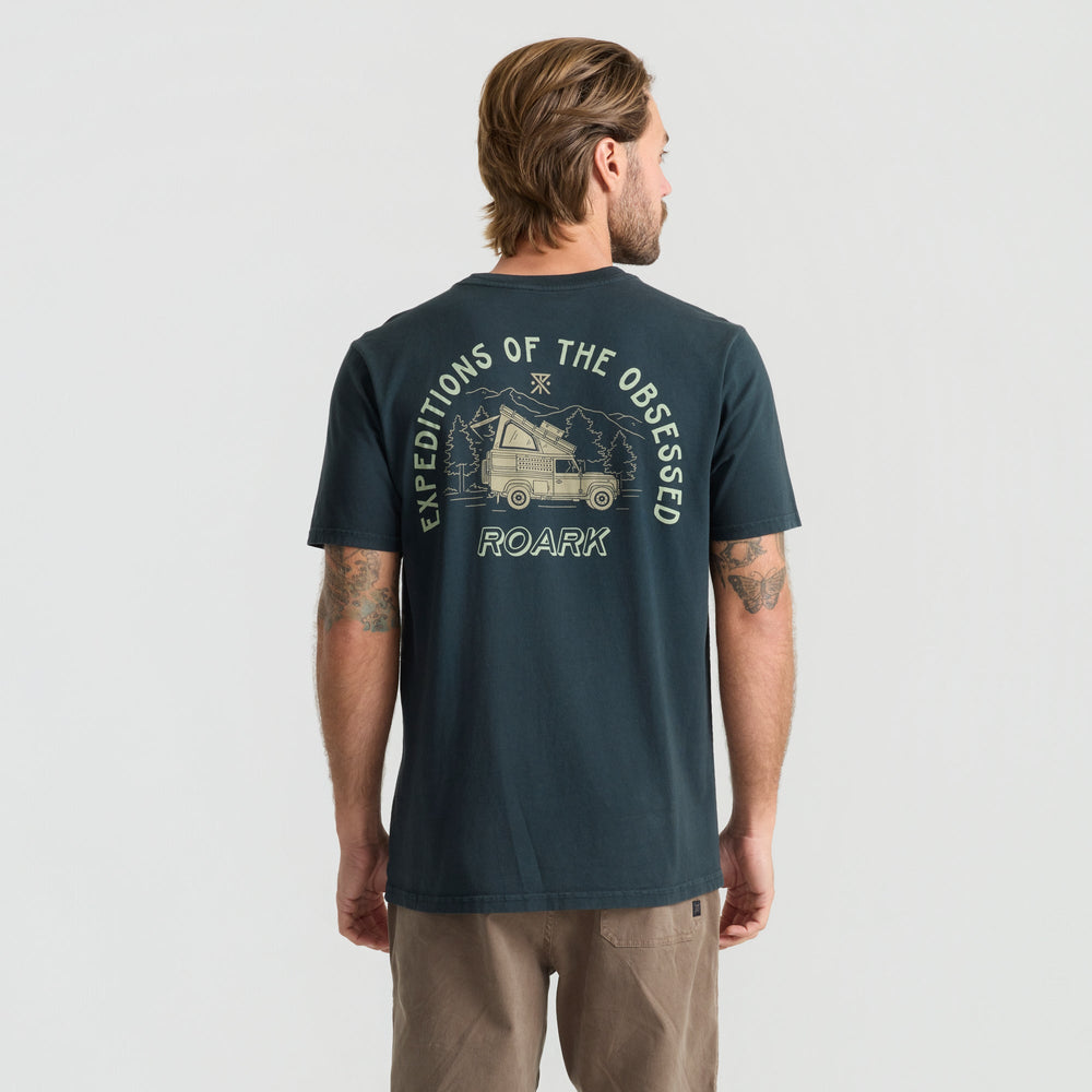 Roark Mens Camper Premium Tee Washed Black - Sun Diego Boardshop