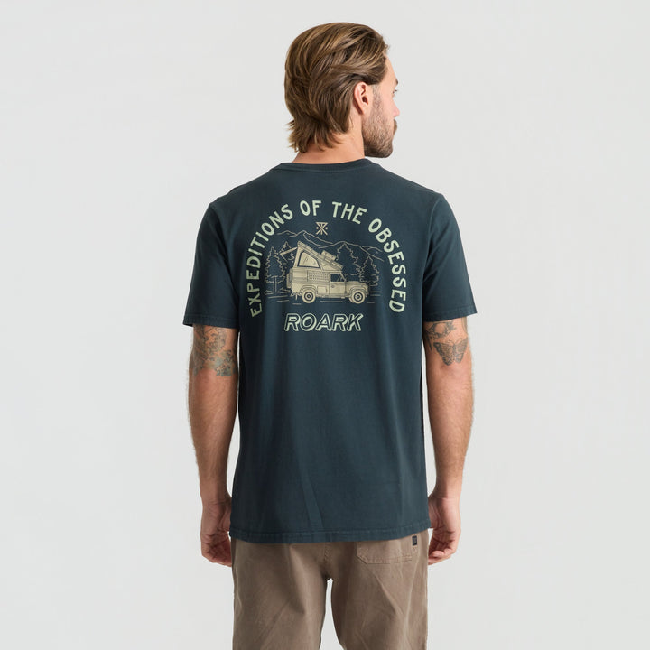 Roark Mens Camper Premium Tee Washed Black - Sun Diego Boardshop