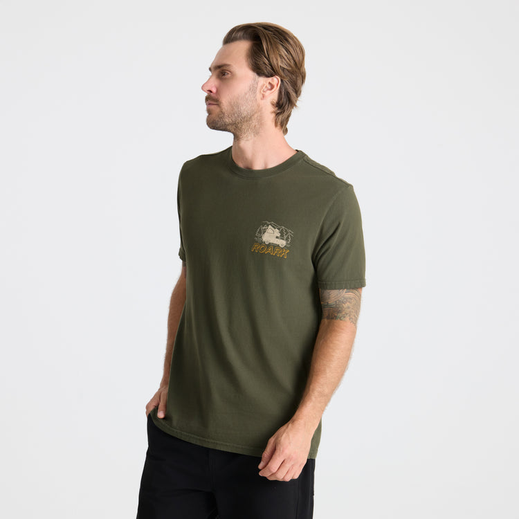 Roark Camper Premium Tee - Military - Sun Diego Boardshop