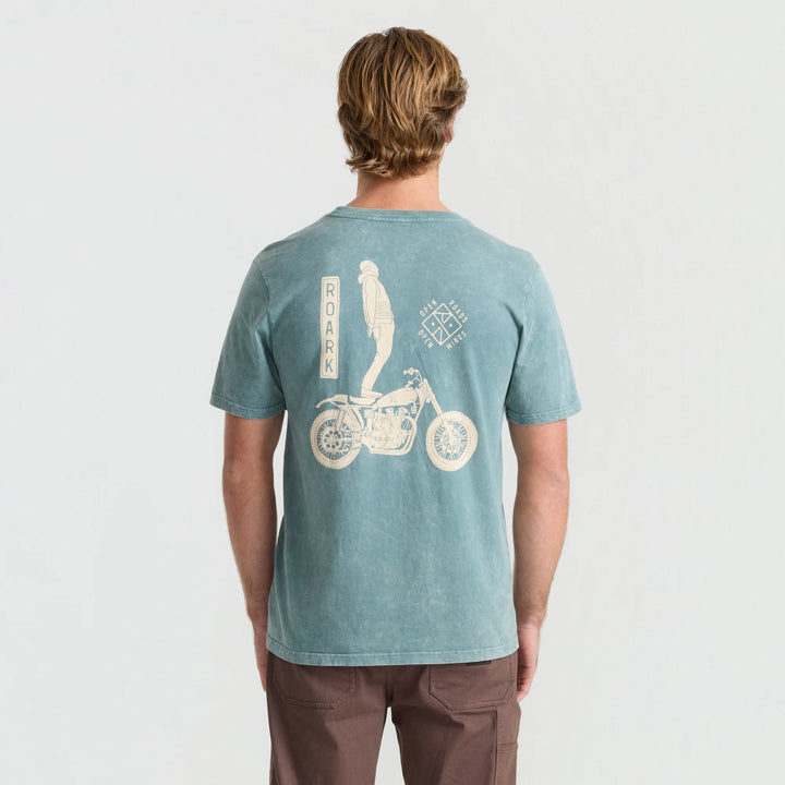 Roark Men's Ghostrider Premium Tee - Slate Green - Sun Diego Boardshop