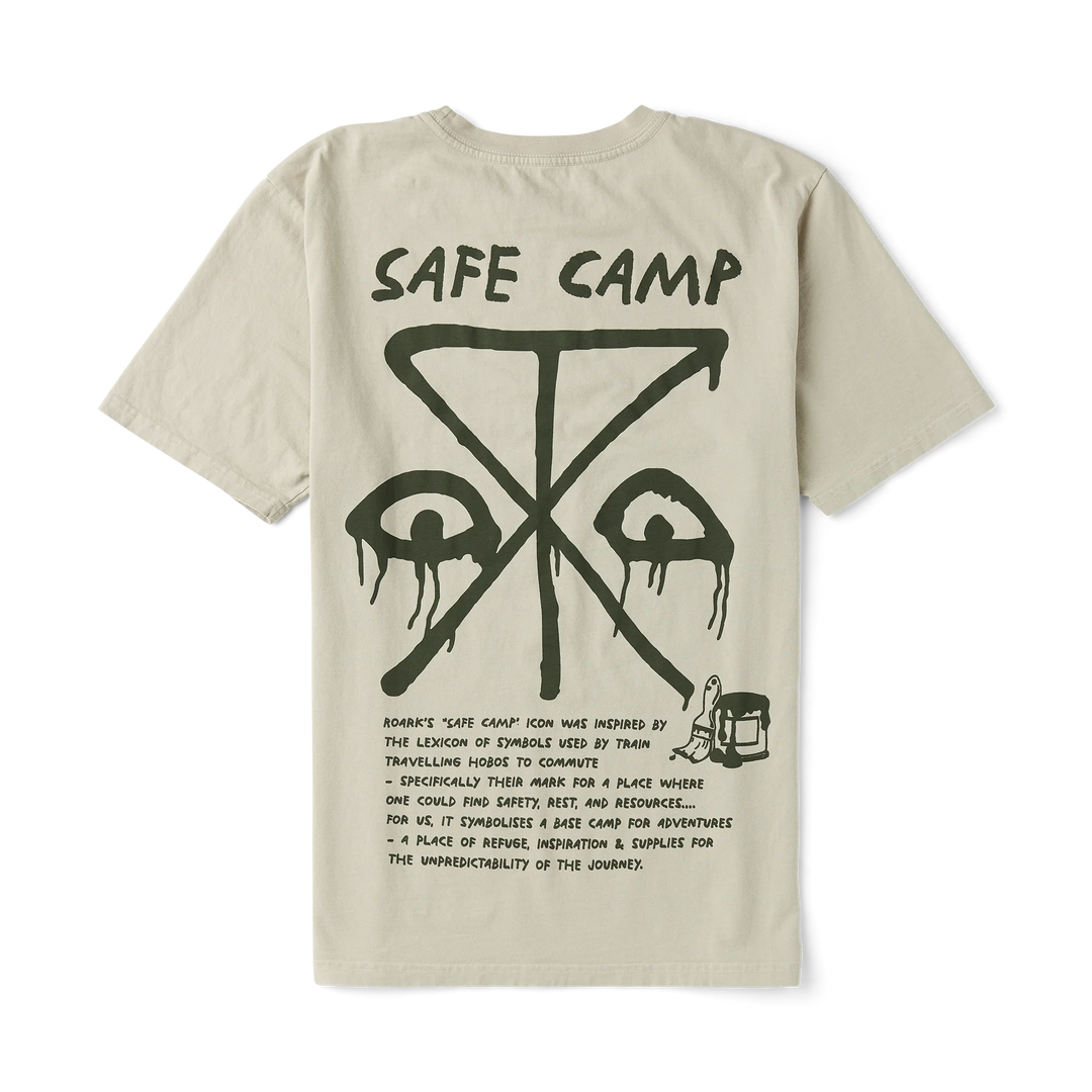 Roark Men's Safecamp Premium Tee - Fossil - Sun Diego Boardshop