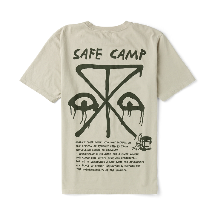 Roark Men's Safecamp Premium Tee - Fossil - Sun Diego Boardshop