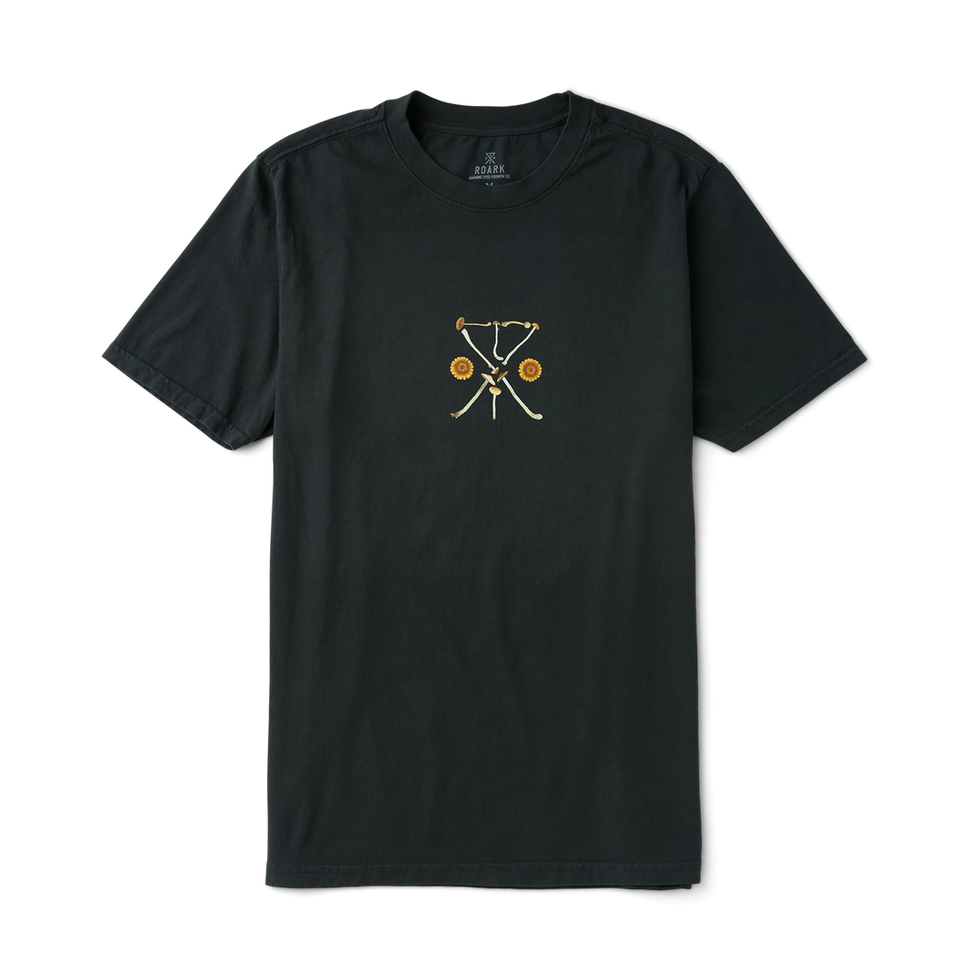 Roark Men's Yin Yang Forage Premium Tee - Washed Black - Sun Diego Boardshop