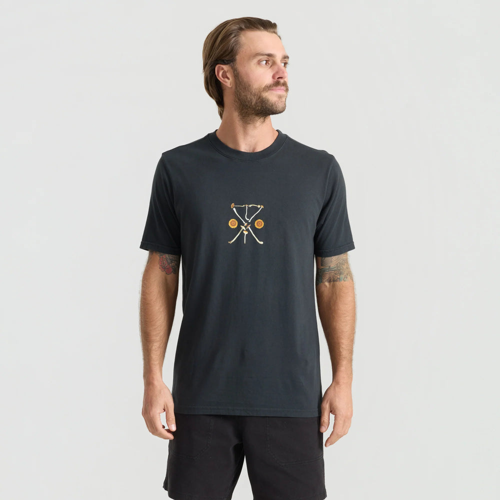 Roark Men's Yin Yang Forage Premium Tee - Washed Black - Sun Diego Boardshop
